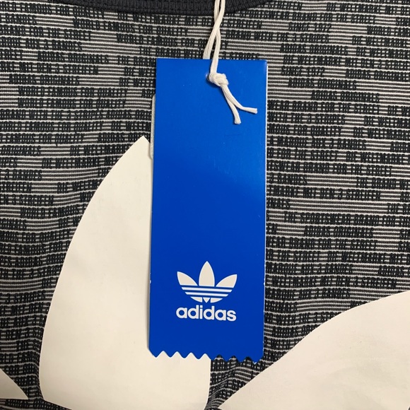 Adidas Originals Trefoil Long Sleeve - Grey - Picture 5 of 6